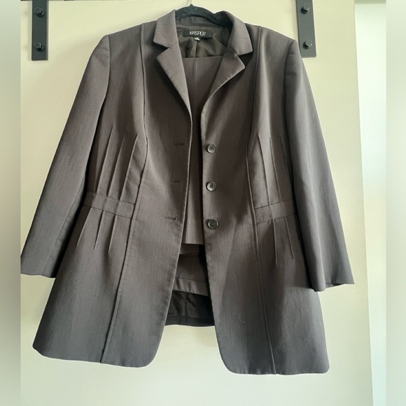 Kasper Pants - Kasper Gray Pantsuit